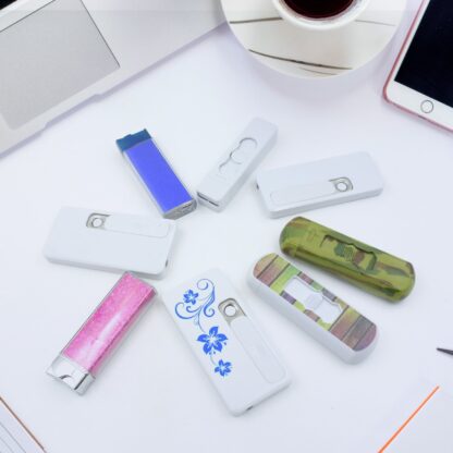 Stylish Electric USB Lighter for Men & Women (Rechargeable, Windproof) - Image 5