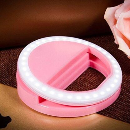 12881 Phone Selfie Light Selfie Ring Light Selfie Light for Smartphone Selfie Light for Phone Battery Operated Selfie Ring Light (Battery Not Included) - Image 6