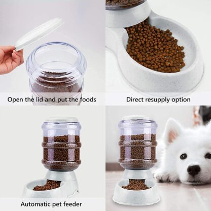 Automatic Pet Food Dispenser Self-Dispensing Pet Feeder Food Dispenser - Image 4