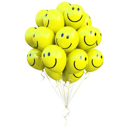 Cartoon Printed Design Balloons Kinds of Latex Balloons for Birthday / Anniversary / Valentine's / Wedding / Engagement Party Decoration Birthday Decoration Items for Kids One Color (20 Pcs Set) - Image 3