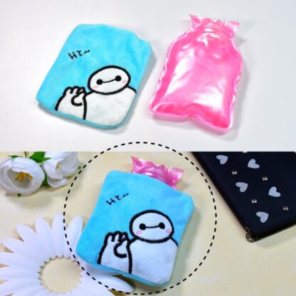 6525 Blue Baymax small Hot Water Bag with Cover for Pain Relief, Neck, Shoulder Pain and Hand, Feet Warmer, Menstrual Cramps. - Image 3