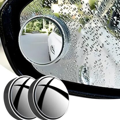 360DEGREE BLIND SPOT ROUND WIDE ANGLE ADJUSTABLE CONVEX REAR VIEW MIRROR - PACK OF 2 - Image 5