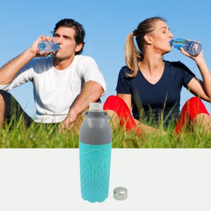 6215 Plastic Sports Insulated Water Bottle with Handle & Color Box Easy to Carry High Quality Water Bottle, BPA-Free & Leak-Proof! for Kids' School, For Fridge, Office, Sports, School, Gym, Yoga (1 Pc Mix Color 1800ML) - Image 5