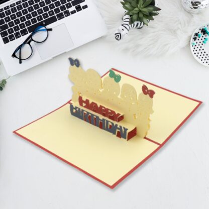 3D Paper Wish Card High Quality Paper Card All Design Card Good Wishing Card (All 3D Card Birthday, Christmas Card,  Cartoon Card, Love Heart Card) (1 Pc) - Image 15