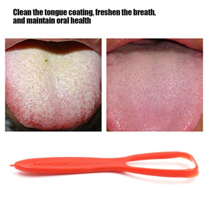 Plastic Tongue Cleaner For Kids & Adults | Tongue Scraper For Bad Breath, Maintain Oral Hygiene for Daily Use | for Fresh Breath & Bacteria Removal | Improved Taste Plastic With Handle Tongue Cleaner (1 Pc ) - Image 11