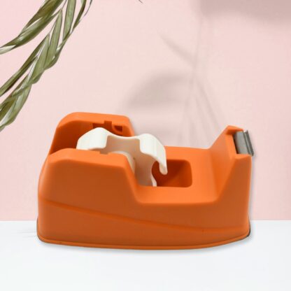 9508 Plastic Tape Dispenser Cutter for Home Office use, Tape Dispenser for Stationary, Tape Cutter Packaging Tape (1 pc / 605 Gm) - Image 6