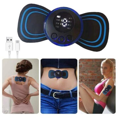 6204 Portable USB Neck Massager Electric Neck Massager Automatic Massage Enhancer Mini Cervical Massager EMS Lymphatic Drainage Massage with Cable - Image 2