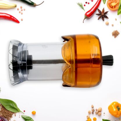 5591 Miracle Transparent Plastic Salt and Pepper Grinder, Pepper Grinder Manual Pepper Grinding Tool, Pepper Crusher Grinder (1 Pc) - Image 3