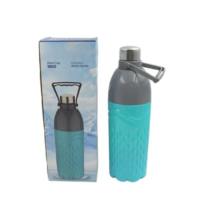 6215 Plastic Sports Insulated Water Bottle with Handle & Color Box Easy to Carry High Quality Water Bottle, BPA-Free & Leak-Proof! for Kids' School, For Fridge, Office, Sports, School, Gym, Yoga (1 Pc Mix Color 1800ML) - Image 4