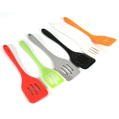 Multipurpose Silicone Spoon, Silicone Basting Spoon Non-Stick Kitchen Utensils Household Gadgets Heat-Resistant Non Stick Spoons Kitchen Cookware Items For Cooking and Baking (6 Pcs Set) - Image 15