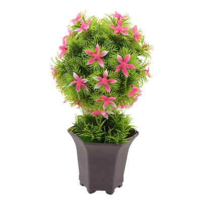 Wild Artificial Flower Plants with Cute Pot | Flower Plant for Home Office Decor | Tabletop and Desk Decoration | Artificial Flower for Balcony Indoor Decor, Plants for Living Room (1 Pc) - Image 14