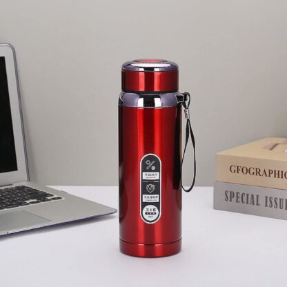 5875 800ml Stainless Steel Water Bottle for Men Women Kids | Thermos Flask | Reusable Leak-Proof Thermos steel for Home Office Gym Fridge Travelling - Image 4