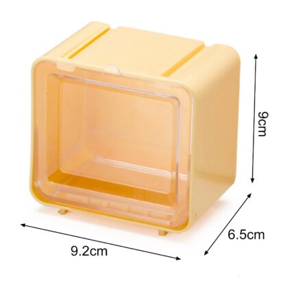 17611 Storage Box Storage Container Tape Storage Boxes Durable Convenient Plastic Transparent Lid Visible Tape Storage Box / Case for Office - Image 6