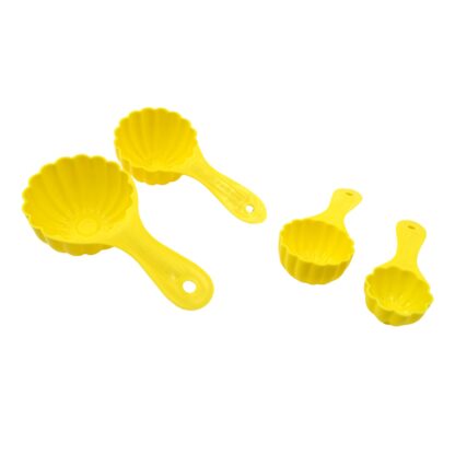 5559 Plastic Kitchen Tool Mould / Ladoo Mould Spoon Ladoo Making Spoon Set for Kitchen Multipurpose, Plastic Ladoo Mold For Making Different Variety of Ladoo (4 Pcs Set) - Image 4