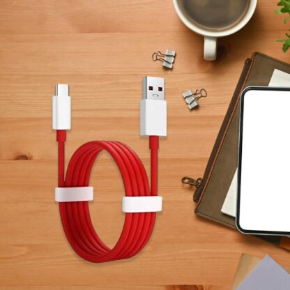 12659 Unique Type C Dash Charging USB Data Cable | Fast Charging Cable | Data Transfer Cable For All C Type Mobile Use - Image 5