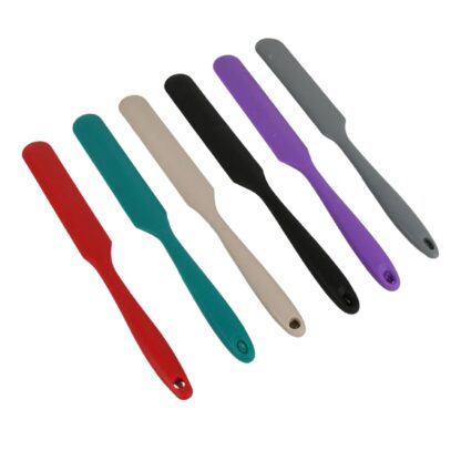 Dough Scraper Silicone Cake Spatula Non-Stick Butter Scraper Cake Mixer Ice Cream Scraper Kitchen Pastry Baking Supplies Spatula Silicone (6 Pcs Set / 25 CM) - Image 4