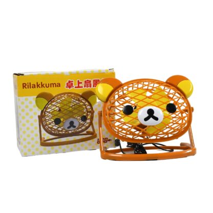 7714  TEDDY BEAR PORTABLE FAN ADJUSTABLE USB FAN SUITABLE FOR HOME , OFFICE , CAR, & MULTI USE FAN - Image 3