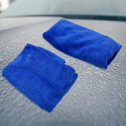 7565 Car / Bike Cleaning Combo Microfiber Car Wash Sponge and Gloves, Automobile Cleaning Sponges, 2 Wash Towel, 1 Brush, 1 Sponge, 1 Gloves, Car Wash Cleaning Tools Kit (5 Pcs Set) - Image 6