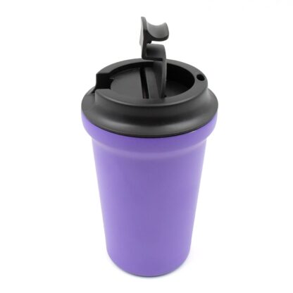 12530 Stainless Steel Vacuum Insulated Coffee Cups Double Walled Travel Mug, Car Coffee Mug with Leak Proof Lid Reusable Thermal Cup for Hot Cold Drinks Coffee, Tea (1 Pc) - Image 4