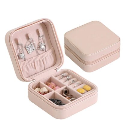 Mini PU Leather jewellery Box for Travel & Storage - Image 4