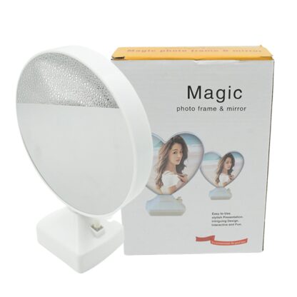 Plastic 2 in 1 Mirror Come Photo Frame with Led Light - Image 11