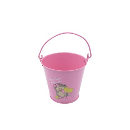 9274 Small Metal Buckets with Handles, Bucket Plant Kids Pot Plant Succulents Metal Flower Bucket Metal Candy Bucket Ice Bucket Bucket Metal Succulent Flower Pot Creativity (1 Pc) - Image 3