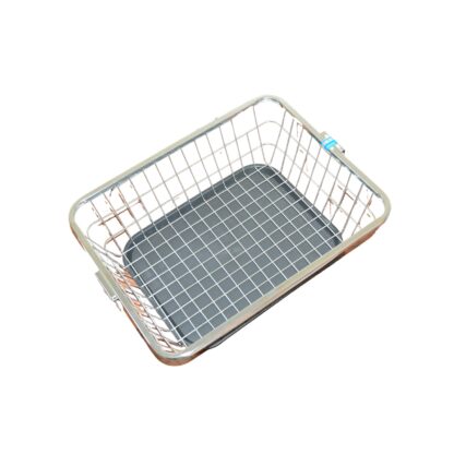 5853 Dish Drainer Rack  With Drip Tray Stainless Steel Dish Drainer Rack with Drip Tray, Utensil Drying Stand for Kitchen Plate Rack Bartan Basket for Kitchen Utensils/Dish Drying Rack with Drainer/Bartan Basket/Plate Stand ( 57 x 45 x 19 cm) - Image 5