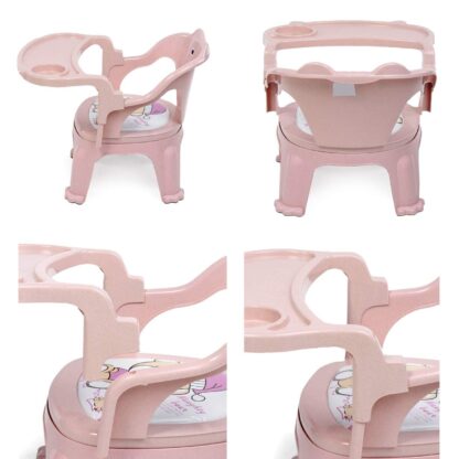 3183 Baby Chair, with Tray Strong and Durable Plastic Chair for Kids/Plastic School Study Chair/Feeding Chair for Kids, Portable High Chair for Kids - Image 6