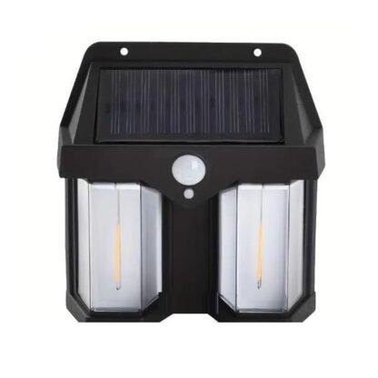 12585 Outdoor Solar Wall Lamp Outdoor Waterproof High Quality Lamp Induction Garden Lamp Garden Villa Night Lamp Double Lamp Light (1 Pc) - Image 4