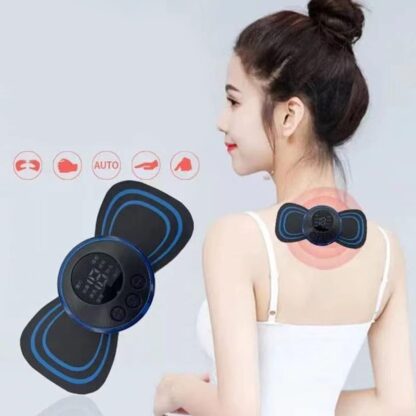 6204 Portable USB Neck Massager Electric Neck Massager Automatic Massage Enhancer Mini Cervical Massager EMS Lymphatic Drainage Massage with Cable - Image 5