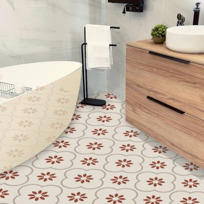 Peel and Stick Floor Tiles Kitchen / Bathroom Backsplash Sticker Detachable Waterproof DIY Tile Stickers for Wall Decoration Tiles Home Decoration (8x8 Inch / 1 pc Tiles) - Image 11