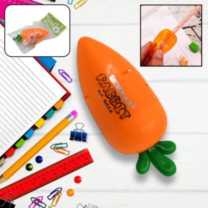 8878 Student Pencil Sharpener Cartoon Simple Carrot Pencil Sharpener Suitable for Students, Children, School, Stationery (1 Pc) - Image 6