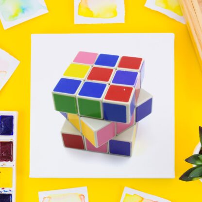 0869 3x3x3 Cube Solving Kit - Includes Cube, Formula Sheets, Perfect for Beginners and Enthusiasts, 3d puzzles game | rubick cube puzzle cubes | rubix cube (1 Pc ) - Image 7