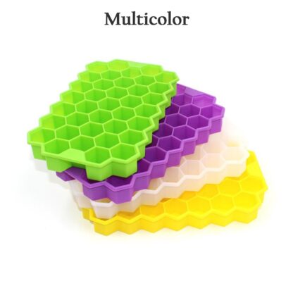 0998  Silicone Ice Cube Trays 32 Cavity Per Ice Tray [Multi color] - Image 5