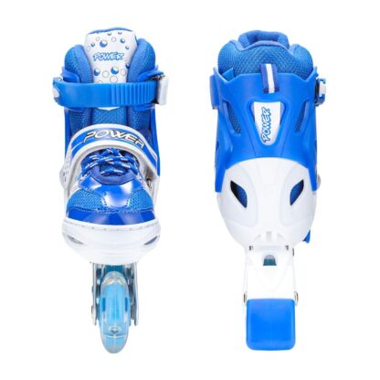 7554  Inline Skates With Led Flashing Light Wheel With Adjustable Length Skate Premium High Quality Skates Pair (Roller Skate , Skating) - Image 8