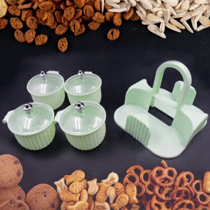 Multipurpose Plastic Storage Container Set: Kitchen Jars, Spices, Cookies - Image 6