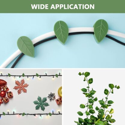 7348 Plant Climbing Wall Fixture Clip Self-Adhesive Hook Vines Traction Invisible Stand Green Plant Clip Garden Wall Clip Plant Support Binding Clip Plants for Indoor Outdoor Decoration (10 Pcs Set) - Image 3