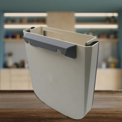 Hanging Trash Can for Kitchen Cabinet Door, Small Collapsible Foldable Waste Bins, Hanging Trash Holder for Bathroom Bedroom Office Car, Portable - Image 12