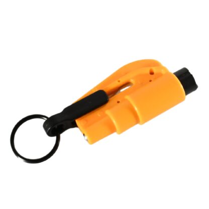 8761  2 in 1 Emergency Safety Cutter with Key Chain, Small Portable Handy Emergency Safely Glass Breaking & Seat Belt Cutting Keychain Tool - Image 3