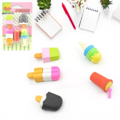 Mini Eraser Set for Kids (5 Pieces) - Fun Designs, Party Favors, School Prizes - Image 5