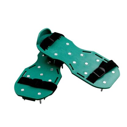 8502 Lawn Aerator Sandals, Garden Grass Aerator Spiked Sandals Green Studded Shoes for Yard Patio Garden Excavation - Image 7