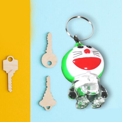 Doremon lightning keychain, 2 colored lightning keychain (1 pc) - Image 7