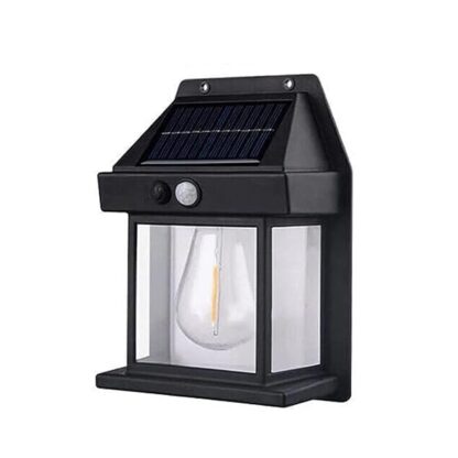 12564 Solar Wall Lights / Lamp Outdoor, Wireless Dusk to Dawn Porch Lights Fixture, Solar Wall Lantern with 3 Modes & Motion Sensor, Waterproof Exterior Lighting with Clear Panel (1 Pc ) - Image 4