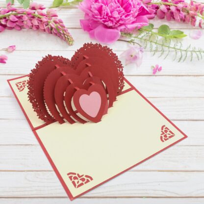 3D Paper Wish Card High Quality Paper Card All Design Card Good Wishing Card (All 3D Card Birthday, Christmas Card,  Cartoon Card, Love Heart Card) (1 Pc) - Image 7