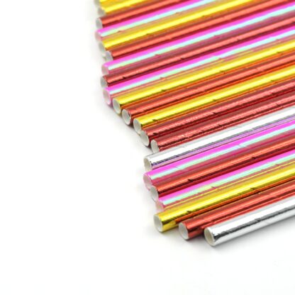 5519 Home Paper Straws Durable & Eco-Friendly Colorful - Drinking Straws & Party Decoration Supplies, Adorable Solid Color Food Grade Paper Straws for Birtay Wedding Baby Shower Celebration (25 Pcs Set) - Image 6