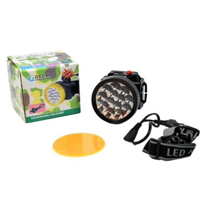 7519 HEAD LAMP 13 LED LONG RANGE RECHARGEABLE HEADLAMP ADJUSTMENT LAMP USE FOR FARMERS, FISHING, CAMPING, HIKING, TREKKING, CYCLING - Image 7