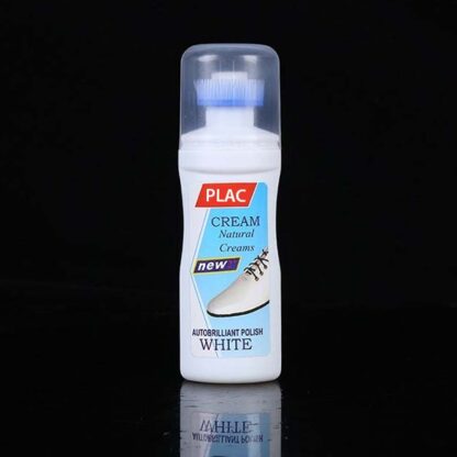 17734 White Shoe Brightener with Removal of Dirt and Whitening Function White Shoes Cleaner with Brush Head for Dirty Shoe Polish Natural Waxes (75 ML) - Image 4