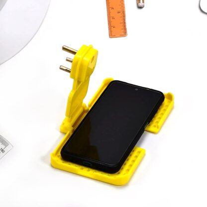 12872 Multi-Purpose Wall Holder Stand for Charging Mobile, Just Fit in Socket and Hang (Mix Color / 1 pc) - Image 5