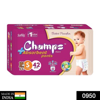 Premium Champs High Absorbent Pant Style Diaper Small, Medium and Large Size Diaper - Image 2