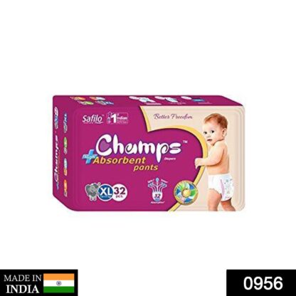 Premium Champs High Absorbent Pant Style Diaper Small, Medium and Large Size Diaper - Image 20